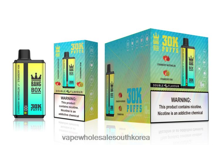 Bang Box 30000번 퍼프 이중 맛 4L48264 - E Cigarette Seoul 딸기 수박 & 딸기 키위