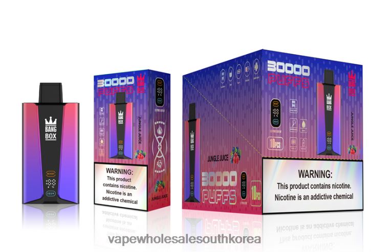 Bang Box 30000 퍼프 스마트 스크린 4L48278 - South Korea Vape Shop 정글 주스