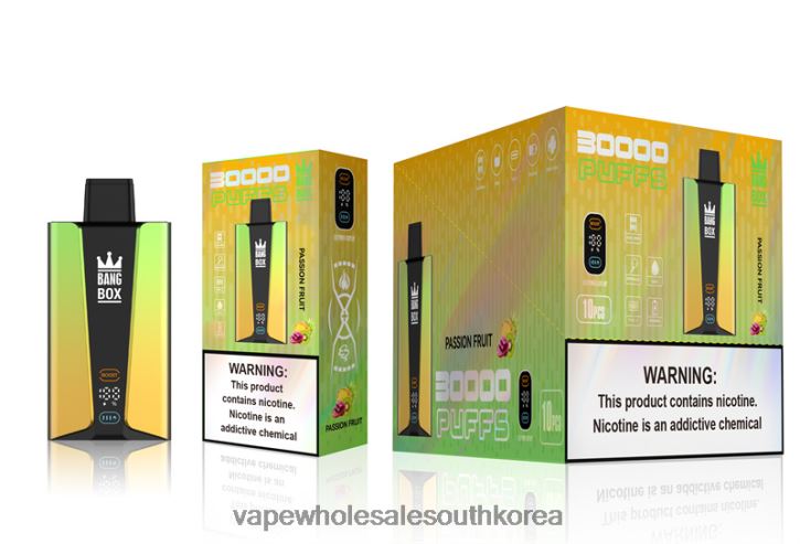 Bang Box 30000 퍼프 스마트 스크린 4L48284 - Vape South Korea 열정 과일