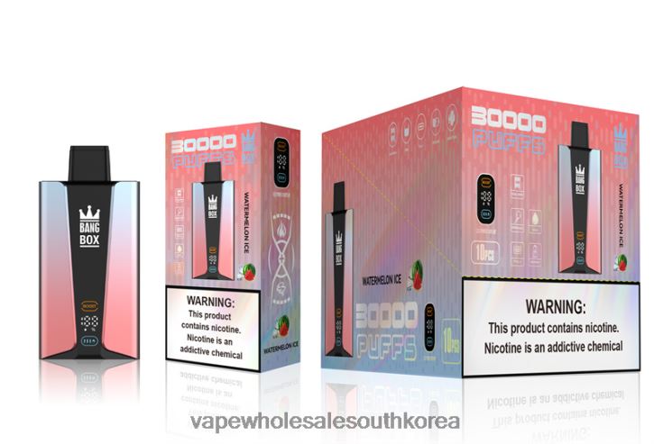 Bang Box 30000 퍼프 스마트 스크린 4L48286 - South Korea Vape Shop 수박 얼음