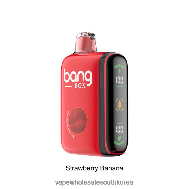 Bang Box 9000-18000 퍼프 지능형 전력 디스플레이 4L48225 - Vape Wholesale South Korea 딸기 바나나