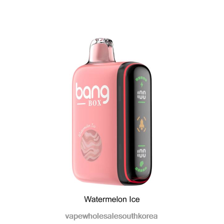 Bang Box 9000-18000 퍼프 지능형 전력 디스플레이 4L48234 - Vape South Korea 수박 얼음