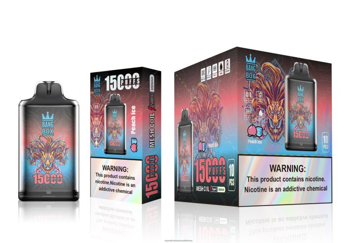 Bang Box s1-15000 퍼프 4L482102 - South Korea Vape Shop 복숭아 얼음