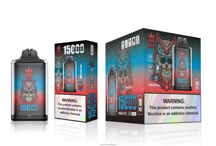 Bang Box s1-15000 퍼프 4L482108 - Vape South Korea 블루 래즈 아이스