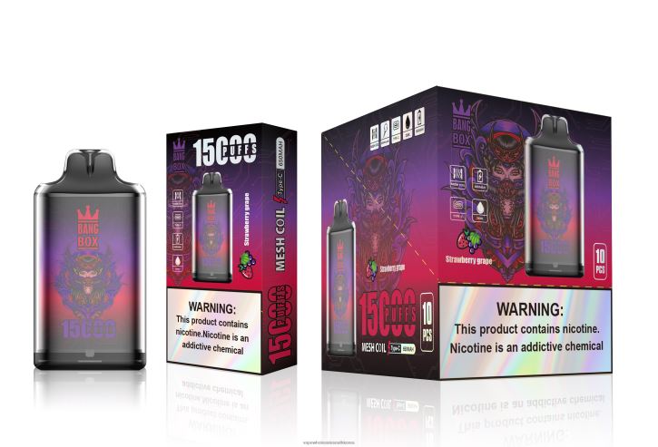 Bang Box s1-15000 퍼프 4L482111 - E Cigarette South Korea 딸기 포도