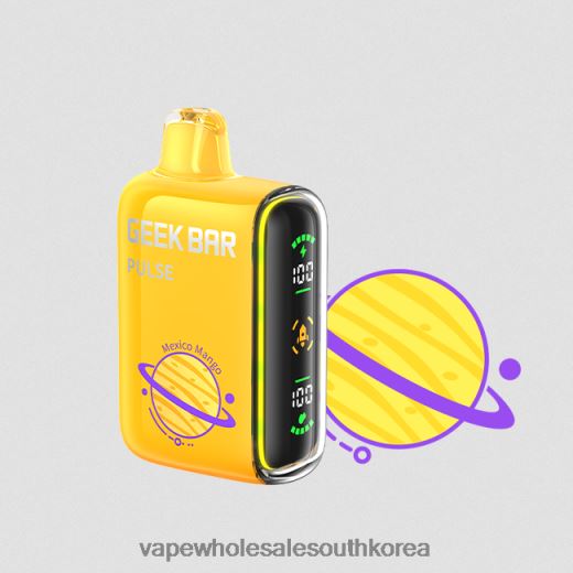 South Korea Vape Shop ZH46LV84 - GEEK BAR Pulse 멕시코 망고 플래닛 에디션 7500퍼프/15000퍼프